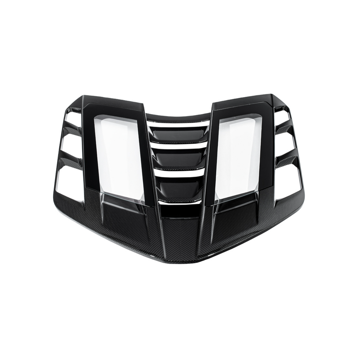 2020-Present Corvette C8 Coupe | C8 ZR1 Style Dry Carbon Fiber Rear Hatch Louver