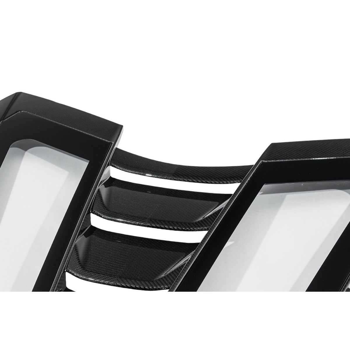 2020-Present Corvette C8 Coupe | C8 ZR1 Style Dry Carbon Fiber Rear Hatch Louver