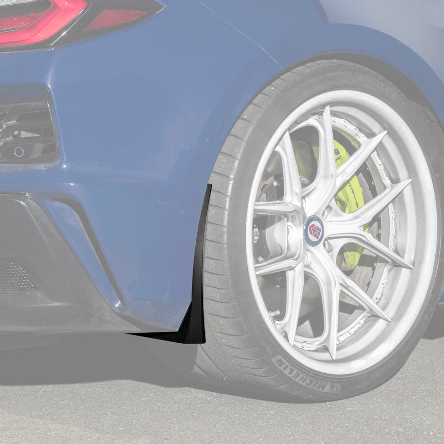 Corvette C8 Z06 Extended V2 Rear Mud Flaps Splash Guards