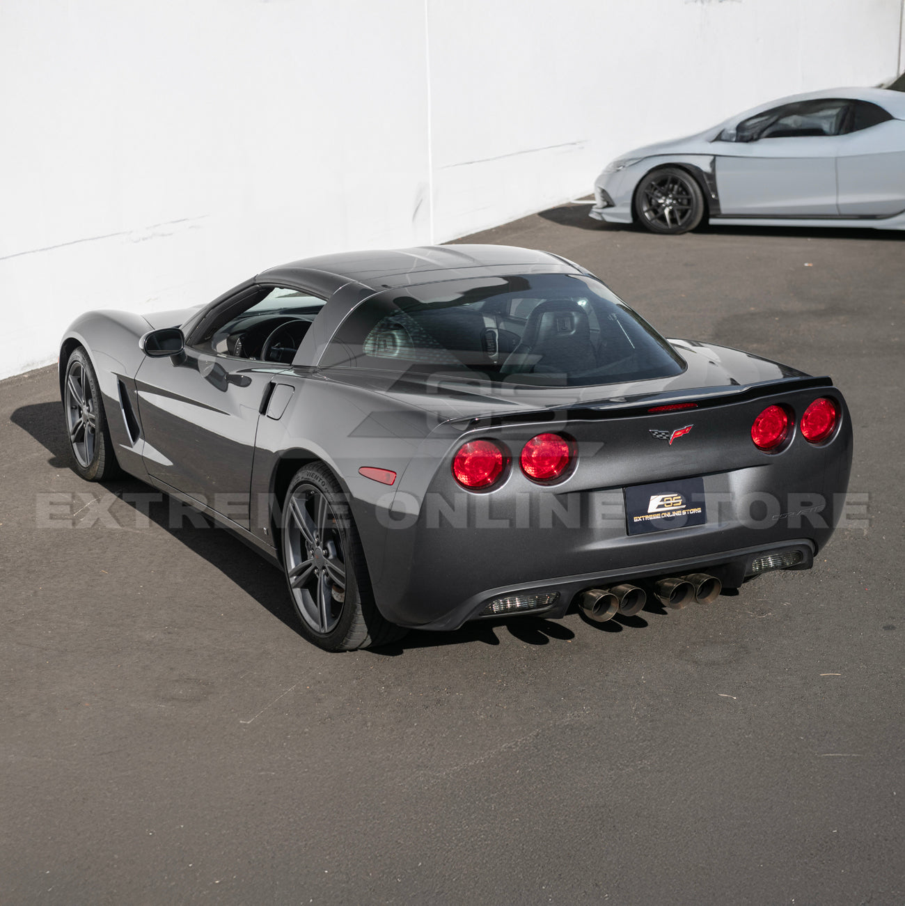 Corvette C6 ZR1 DRY CARBON FIBER Conversion Rear Trunk Spoiler