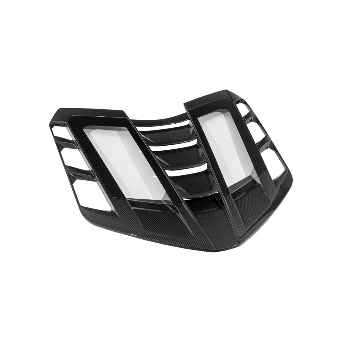 2020-Present Corvette C8 Coupe | C8 ZR1 Style Dry Carbon Fiber Rear Hatch Louver