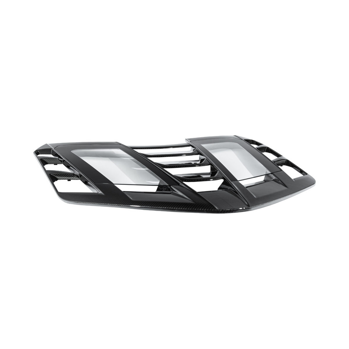2020-Present Corvette C8 Coupe | C8 ZR1 Style Dry Carbon Fiber Rear Hatch Louver