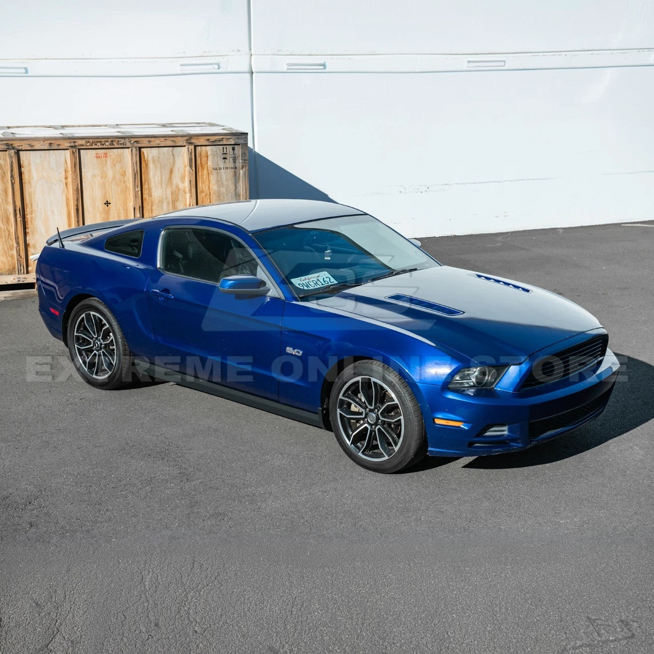 2010-14 Ford S197 Mustang GT500 Style Side Skirts Extension Pair