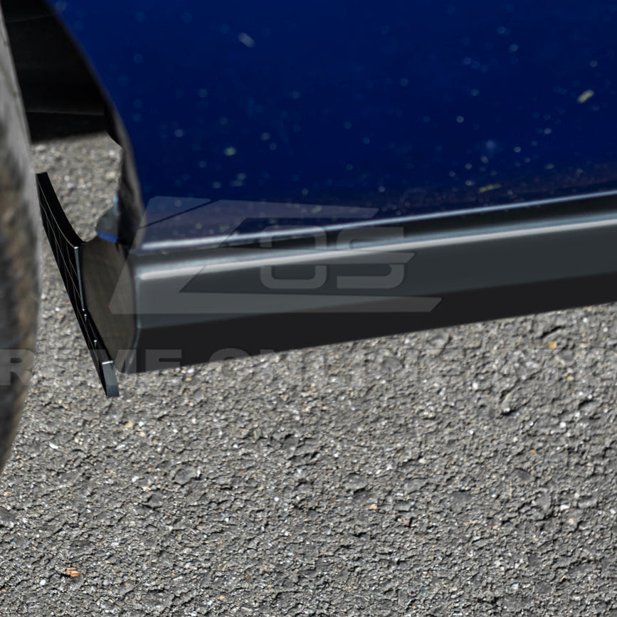 2010-14 Ford S197 Mustang GT500 Style Side Skirts Extension Pair