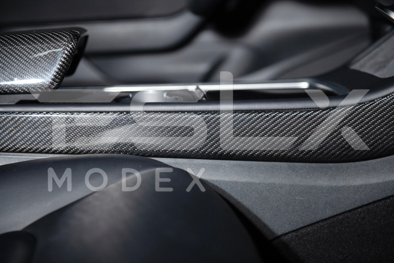 2020-23 Tesla Model 3 & 20-25Y Carbon Fiber Interior Center Console Shift Sides