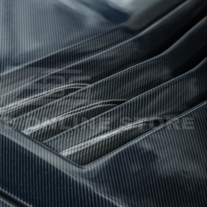 2020-Up Cadillac CT5 V | Blackwing CARBON FIBER Front Bumper Hood Vented Cover