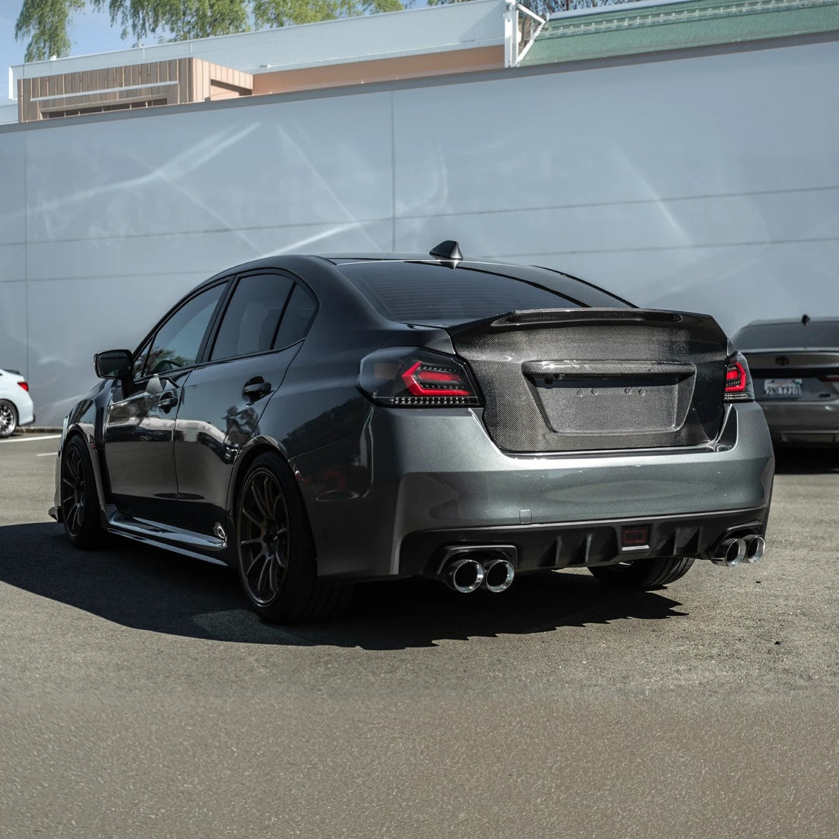 2015-2021 Subaru WRX & WRX STI | JDM Carbon Fiber Rear Trunk with Integrated Ducktail Spoiler Wing
