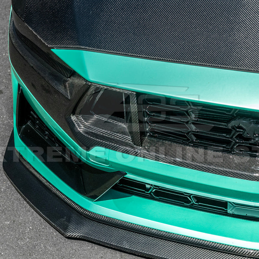 2024+ Ford Mustang Dark Horse DRY CARBON FIBER Front Grille Insert