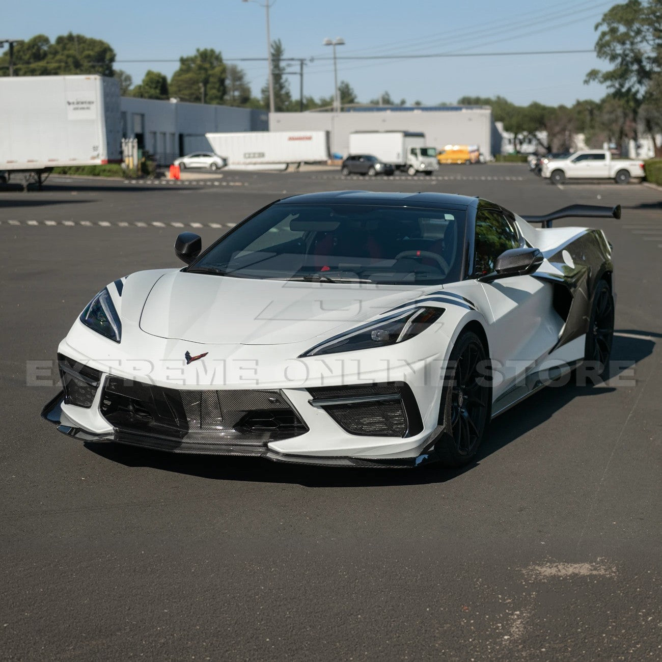 Corvette C8 Stingray DRY CARBON FIBER Front Splitter [Z06 / Z07 Conversion Package]