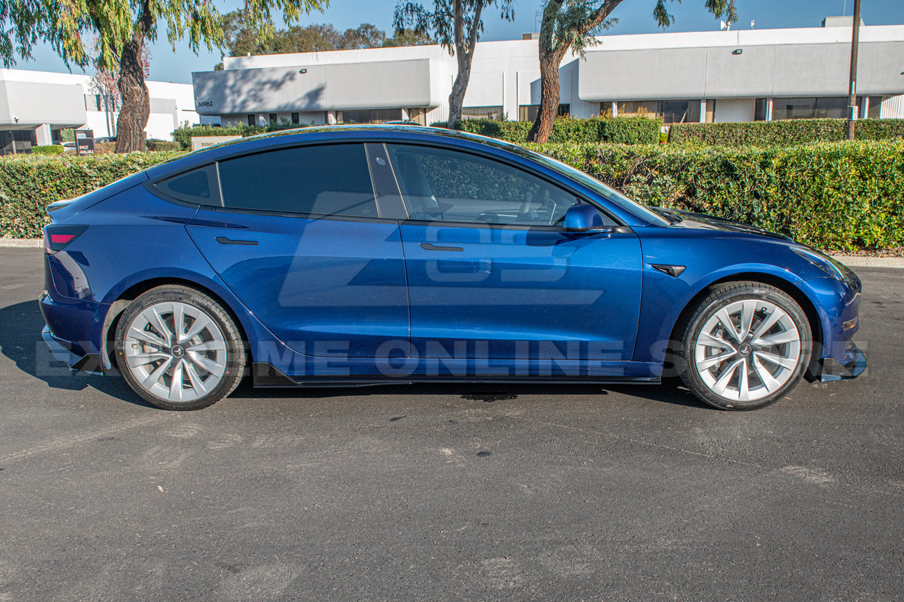 2017-23 Tesla Model 3 Track Side Skirts Rocker Panel
