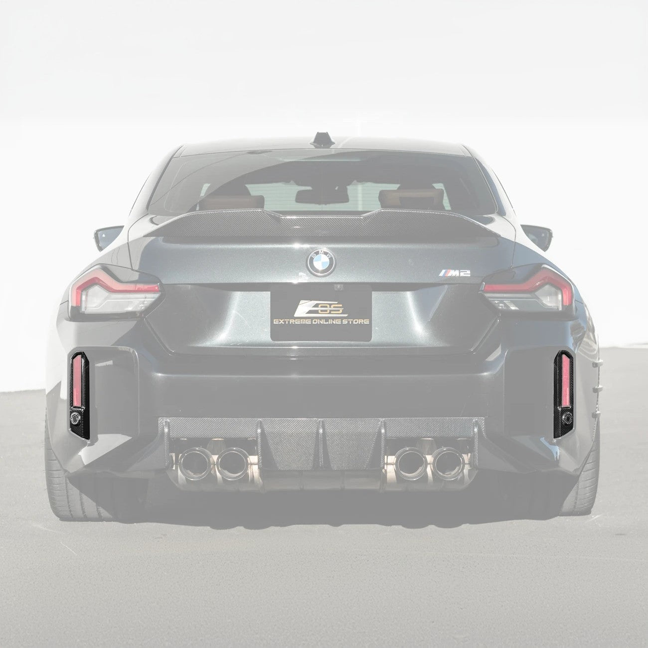 2023-Up BMW G87 M2 | Factory CARBON FIBER Replacement Rear Bumper Reflector