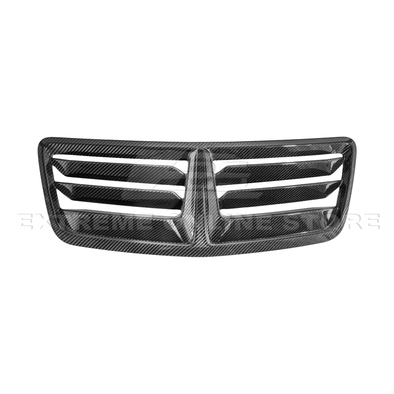 2024-Up Ford Mustang DRY CARBON FIBER Front Upper Hood Vent Insert Cover