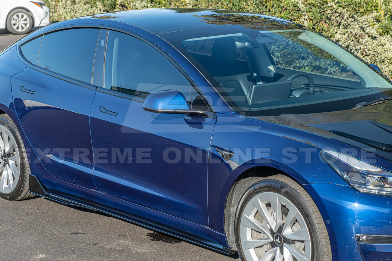 2017-23 Tesla Model 3 Track Side Skirts Rocker Panel