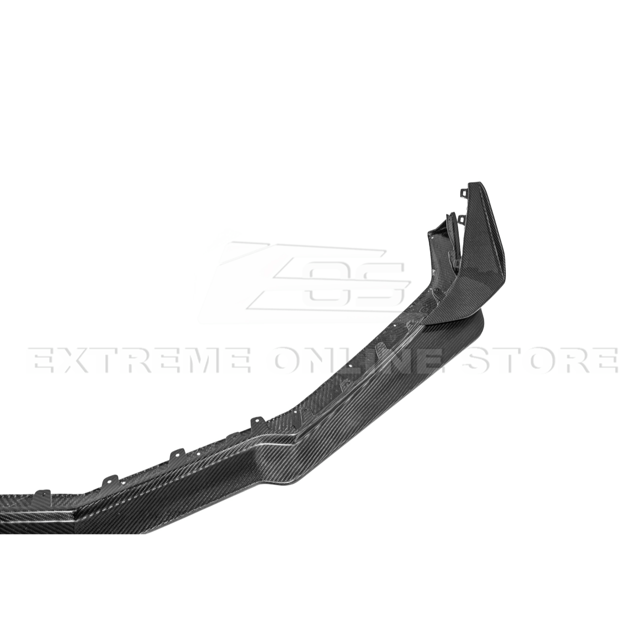 2023-Up Corvette C8 Z06 Z07 DRY CARBON FIBER Extended Package Front Lip & Canards