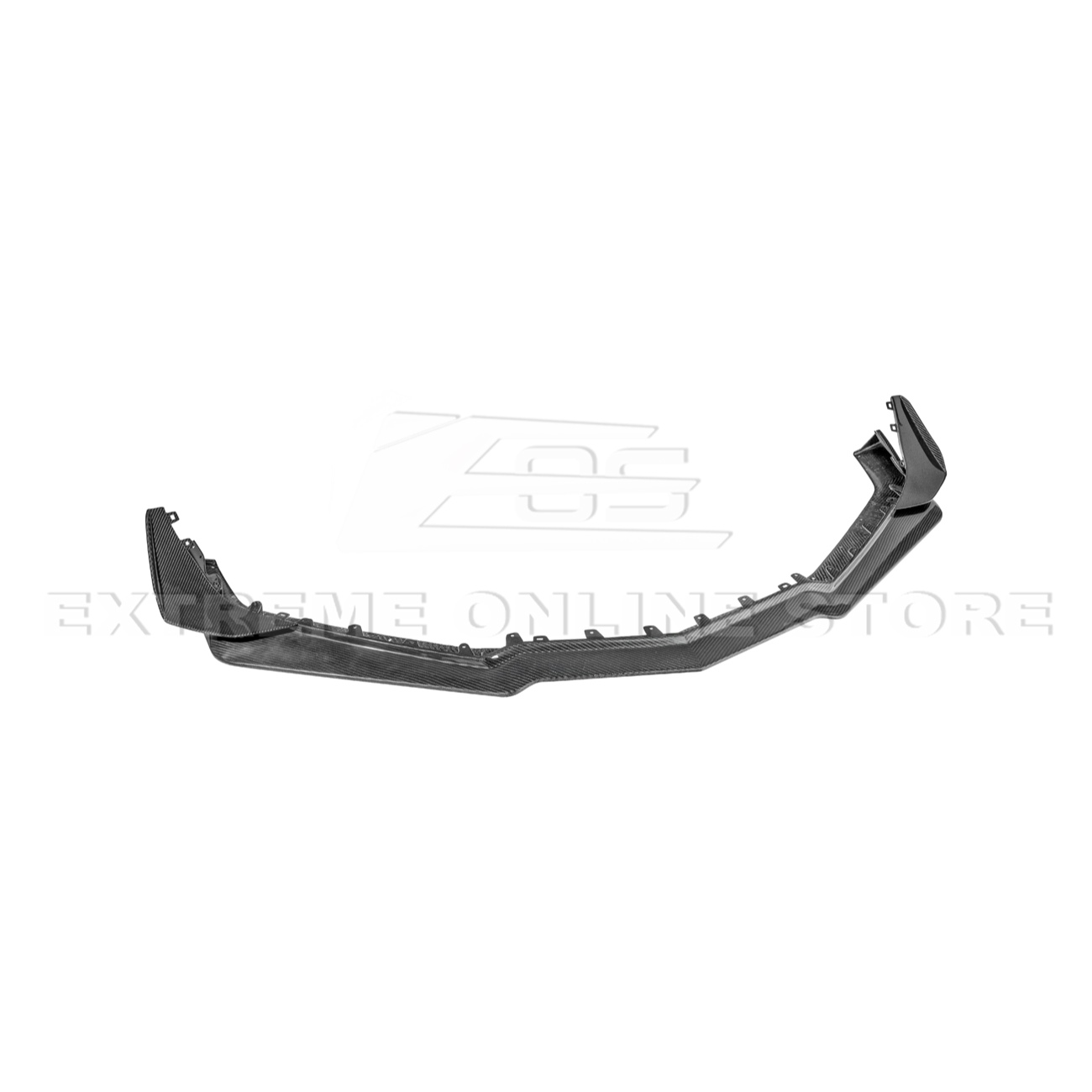 2023-Up Corvette C8 Z06 Z07 DRY CARBON FIBER Extended Package Front Lip & Canards