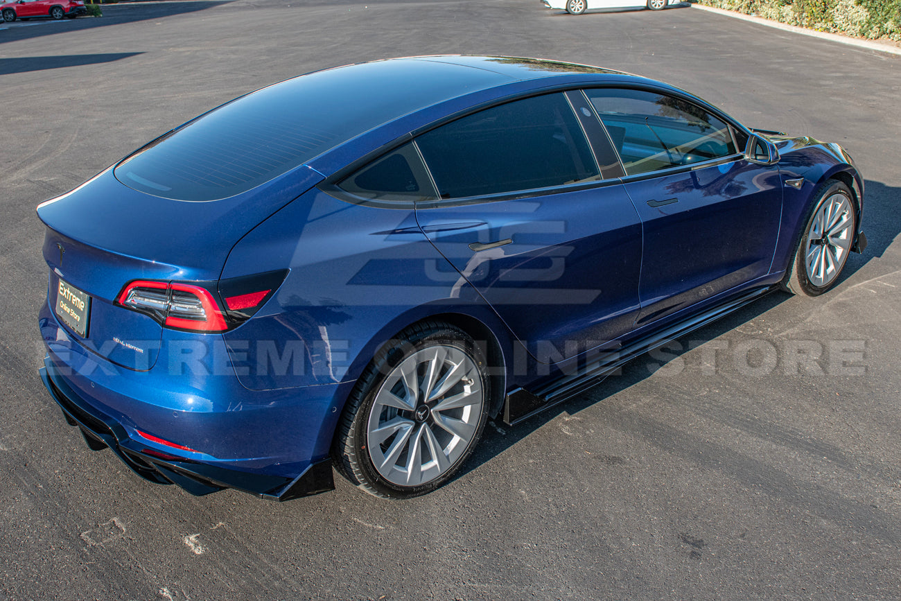 2017-23 Tesla Model 3 Track Side Skirts Rocker Panel