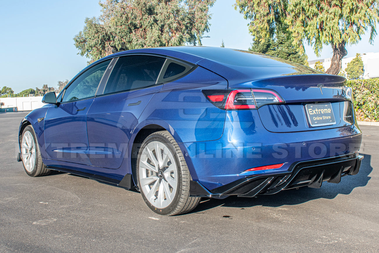 2017-23 Tesla Model 3 Track Side Skirts Rocker Panel