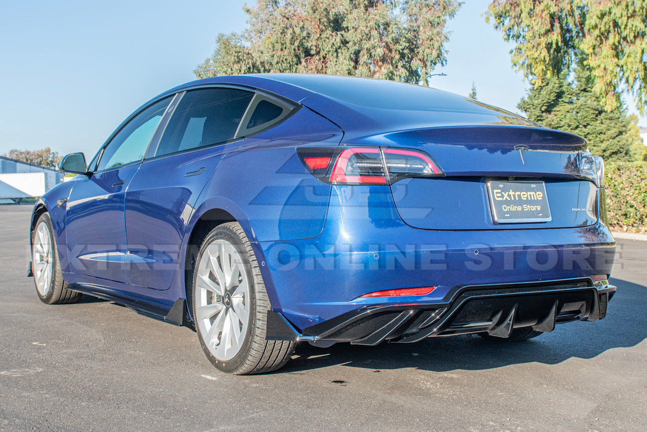 2017-23 Tesla Model 3 Performance Rear Bumper Diffuser