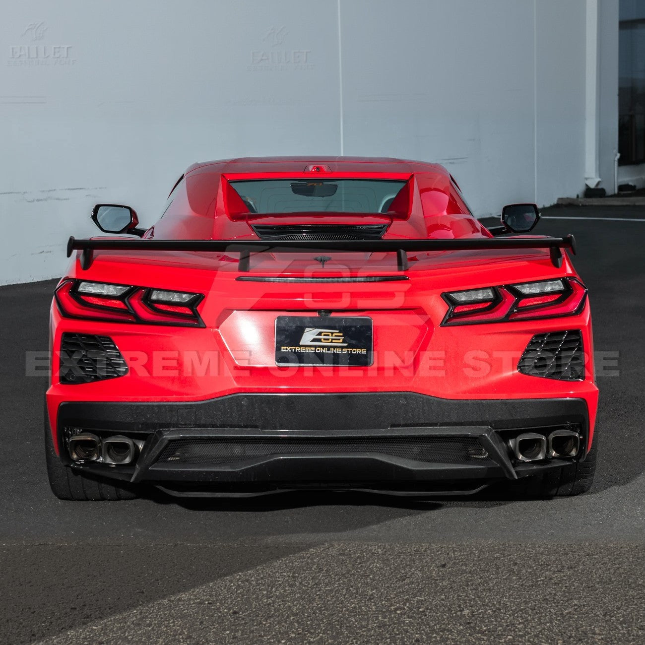 2020-Up Corvette C8 Z51 Facelifted Rear Trunk High Wing Spoiler
