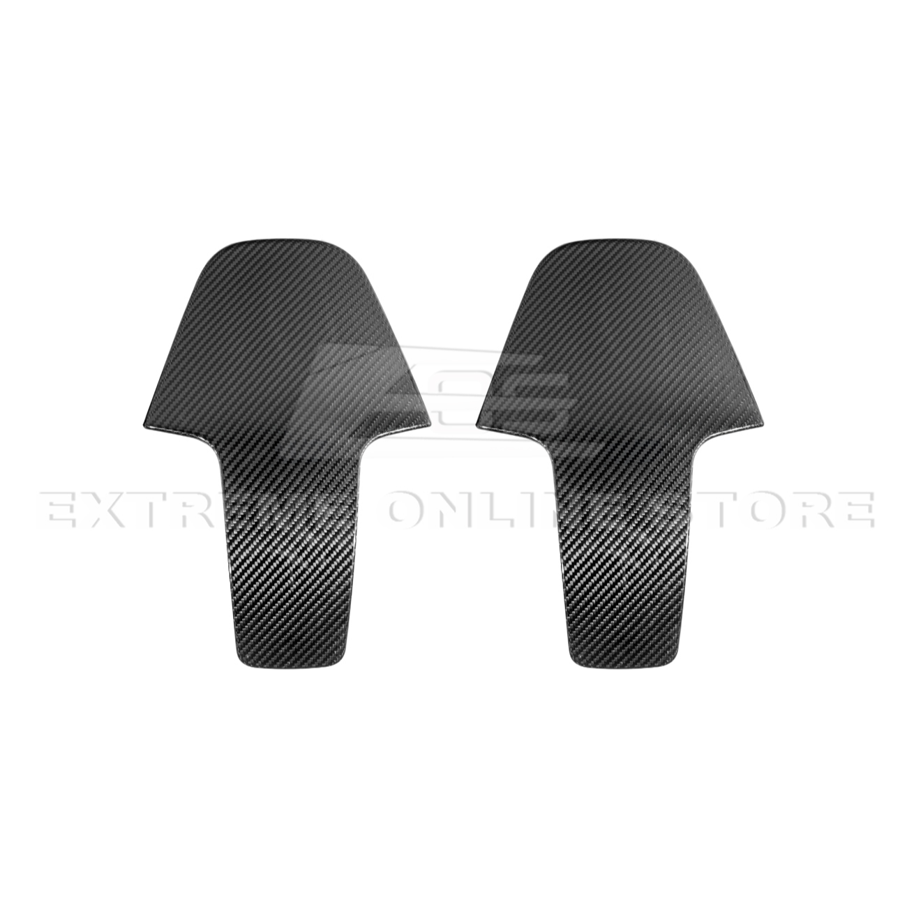 BMW G87 G80 G82 M2 M3 M4 S58 | Dry CARBON FIBER Tape-On Headrest Cover Pair
