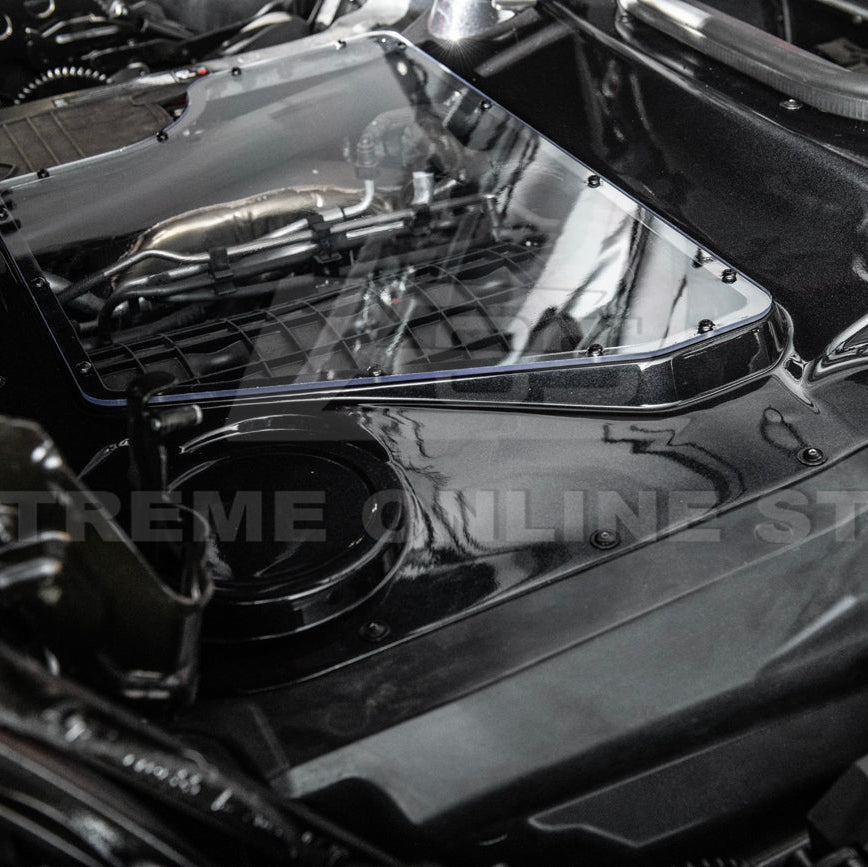 Corvette C8 HTC DRY Carbon Fiber Engine Bay Panel Cover
