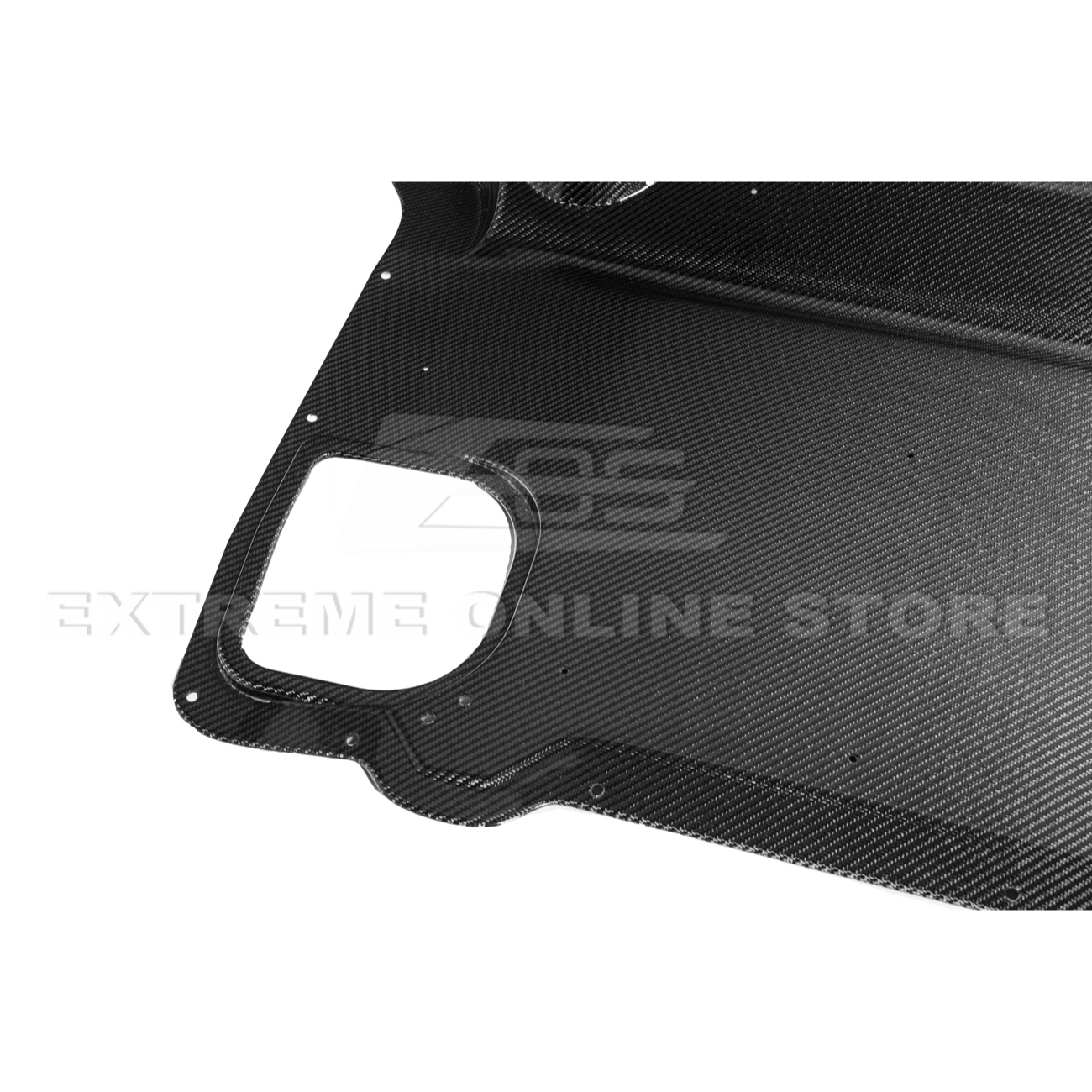 Corvette C8 HTC DRY Carbon Fiber Engine Bay Panel Cover