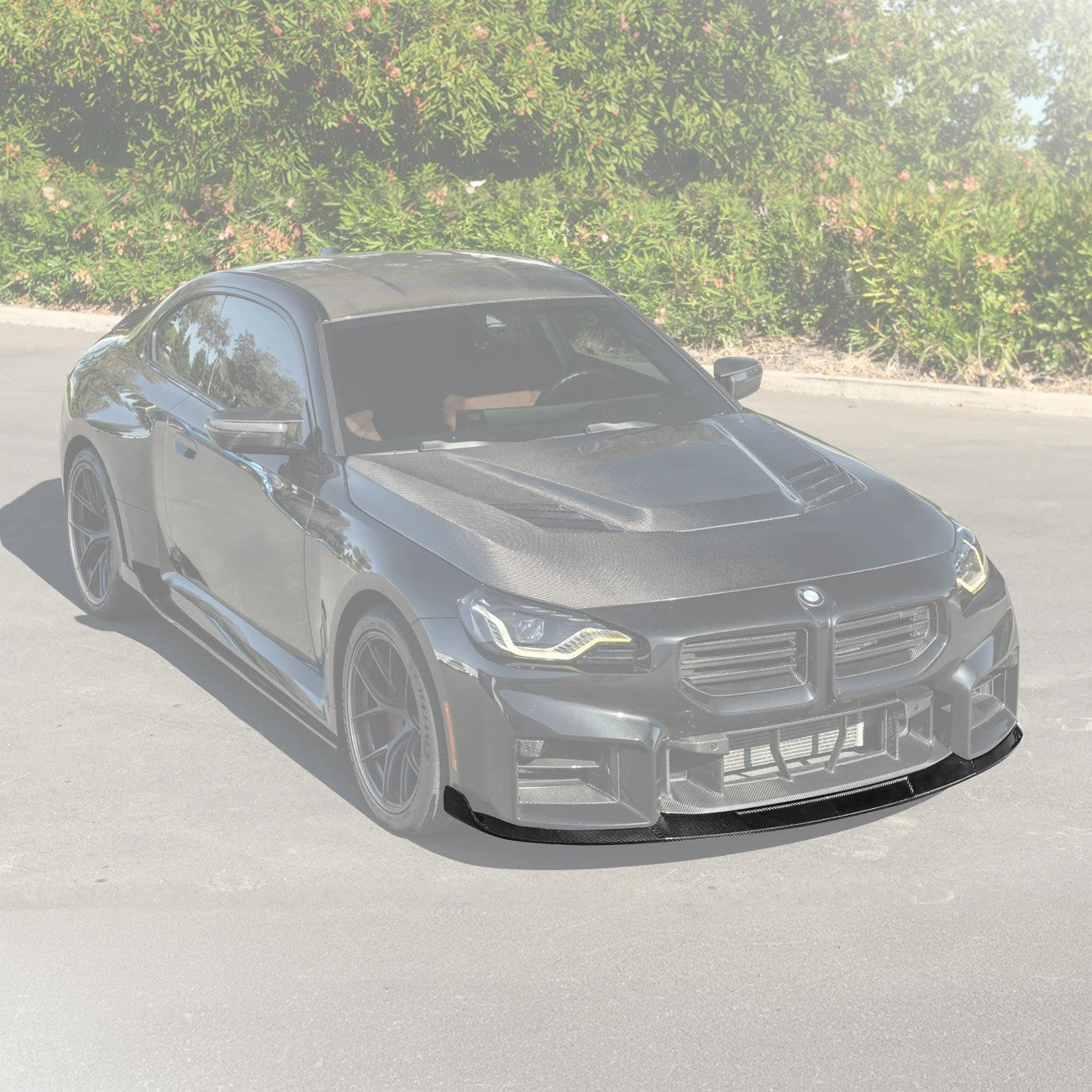 2023-Up BMW G87 M2 | TR Style 3PCS Dry Carbon Fiber Front Bumper Splitter Lip