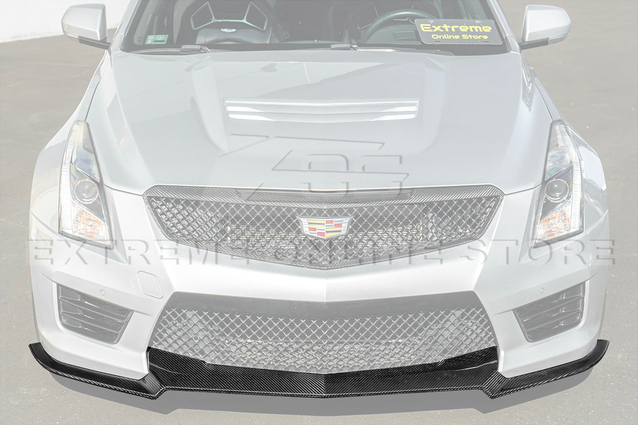 2016-19 Cadillac ATS-V Track Package Dry carbon Fiber Front Lip & Side Wheel Arch