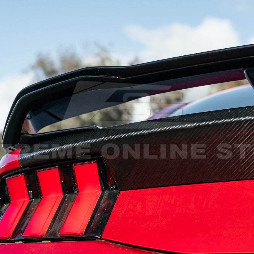 2024-Up Ford Mustang DarkHorse Style GLOSSY BLACK Rear Trunk Lid Wing Spoiler