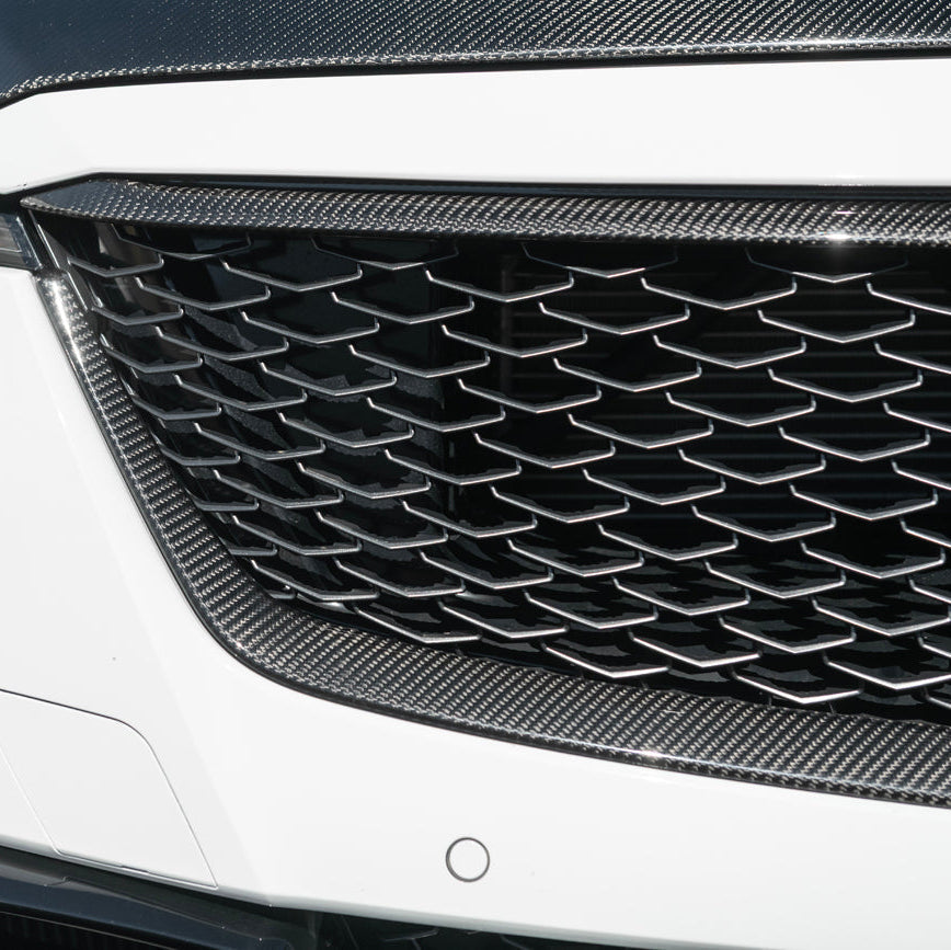 2022-24 Cadillac CT5-V Blackwing Dry Carbon Fiber Front Upper & Lower Grille Trim