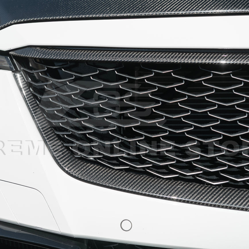 2022-24 Cadillac CT5-V Blackwing Dry Carbon Fiber Front Upper & Lower Grille Trim