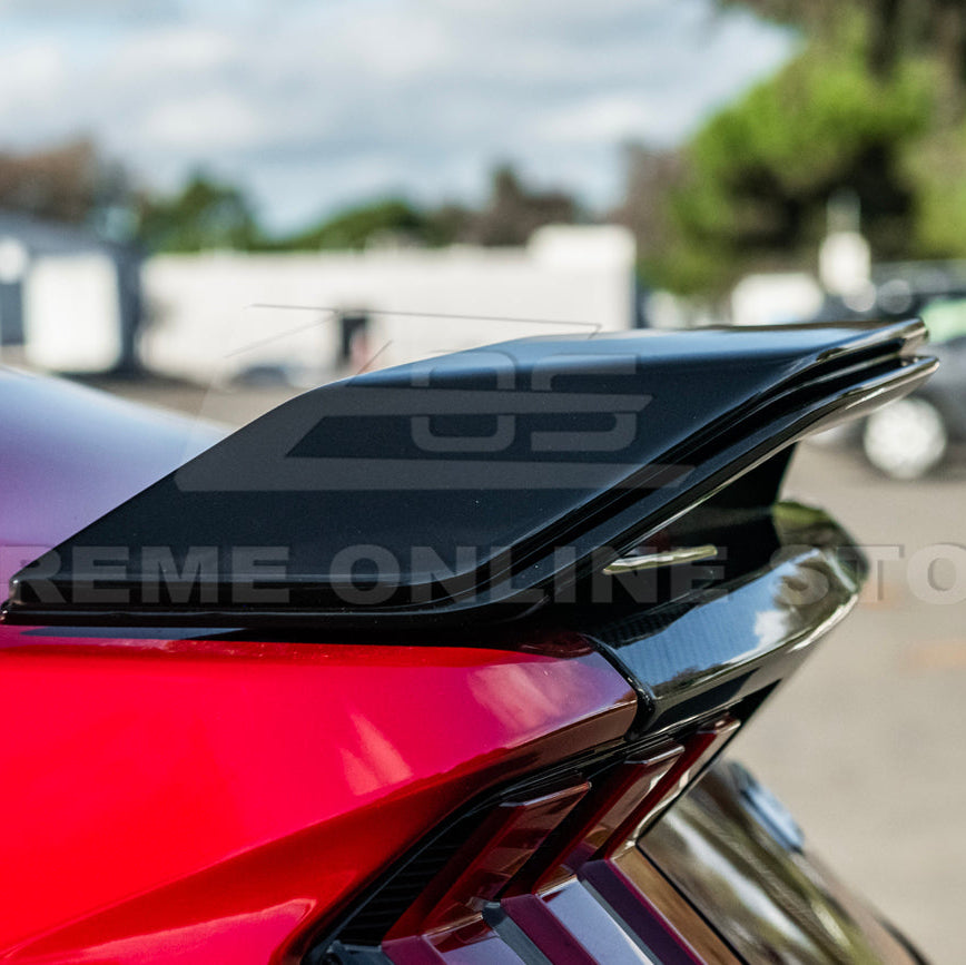 2024-Up Ford Mustang DarkHorse Style GLOSSY BLACK Rear Trunk Lid Wing Spoiler