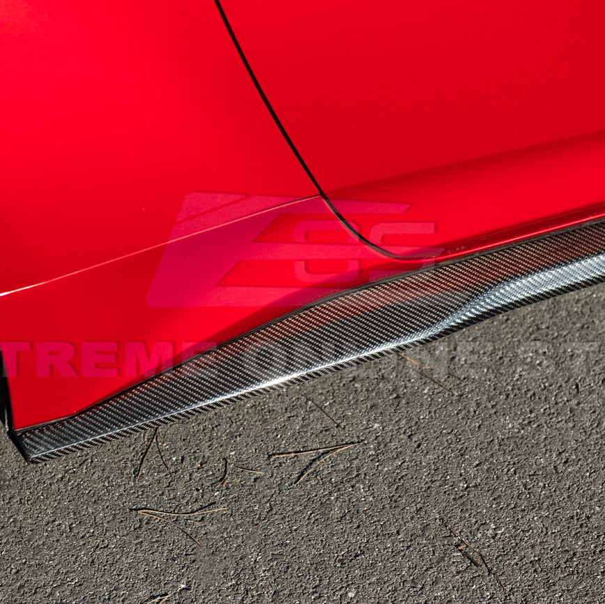 2024-Up Ford Mustang S650 | EOS Performance CARBON FIBER Side Skirts Extension