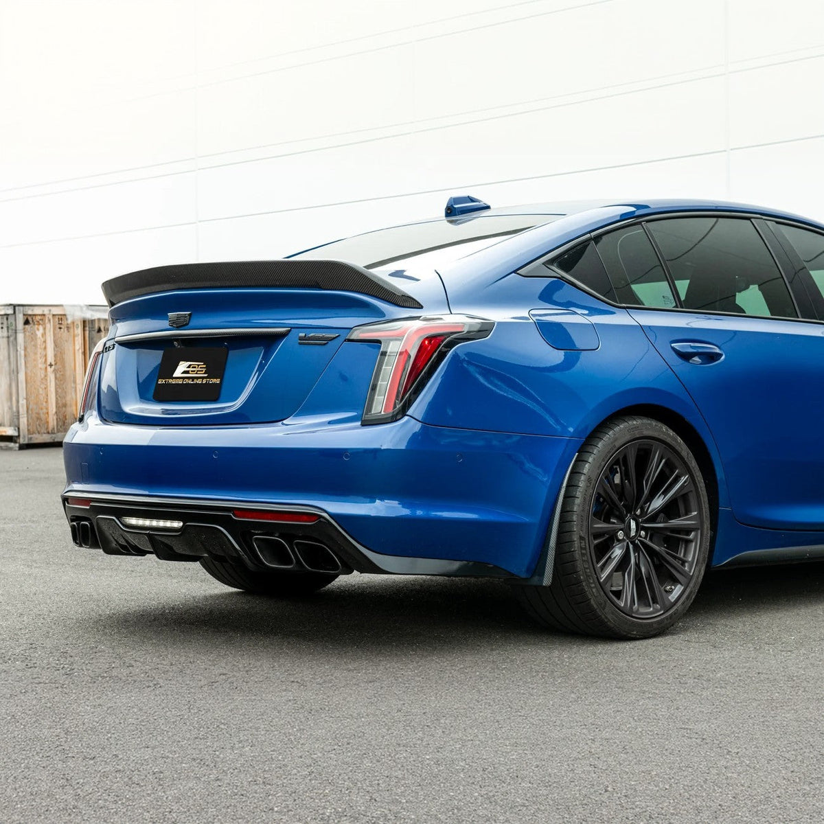 2020-Present Cadillac CT5 & CT5-V Blackwing | Carbon Fiber Mud Flaps Splash Guards