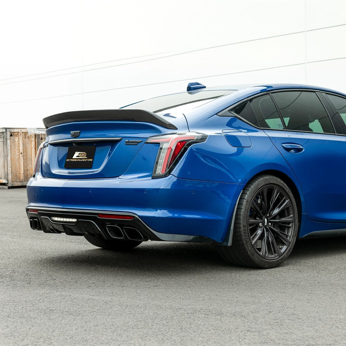 2020-Present Cadillac CT5 & CT5-V Blackwing | Carbon Fiber Mud Flaps Splash Guards