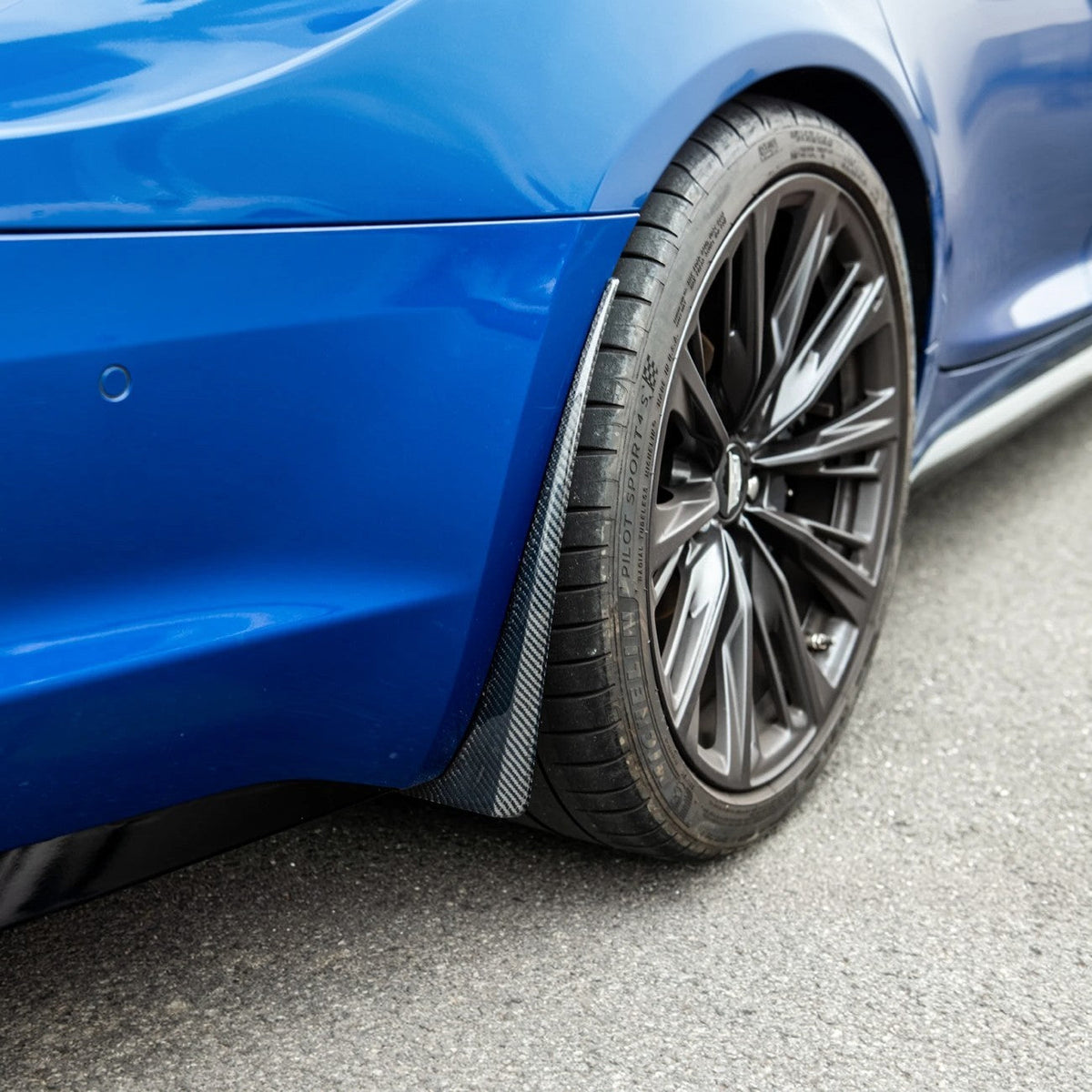 2020-Present Cadillac CT5 & CT5-V Blackwing | Carbon Fiber Mud Flaps Splash Guards