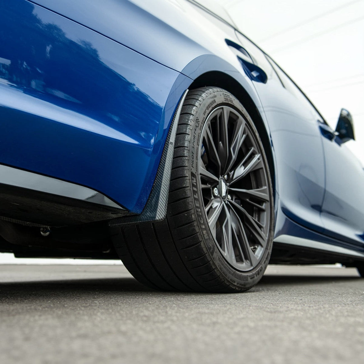 2020-Present Cadillac CT5 & CT5-V Blackwing | Carbon Fiber Mud Flaps Splash Guards