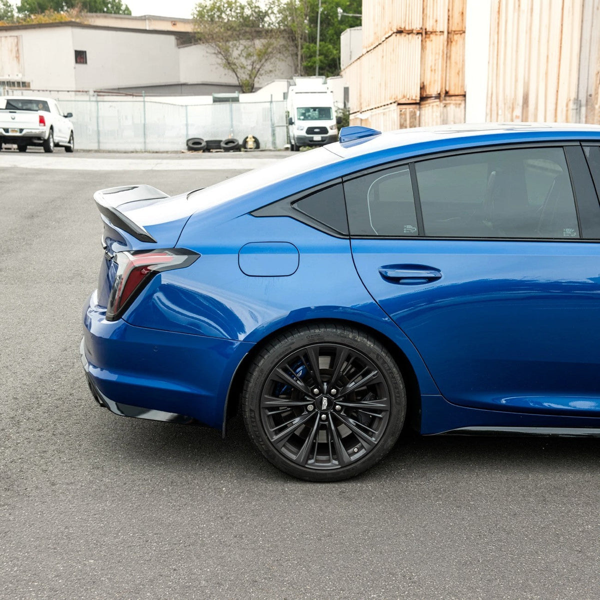 2020-Present Cadillac CT5 & CT5-V Blackwing | Carbon Fiber Mud Flaps Splash Guards