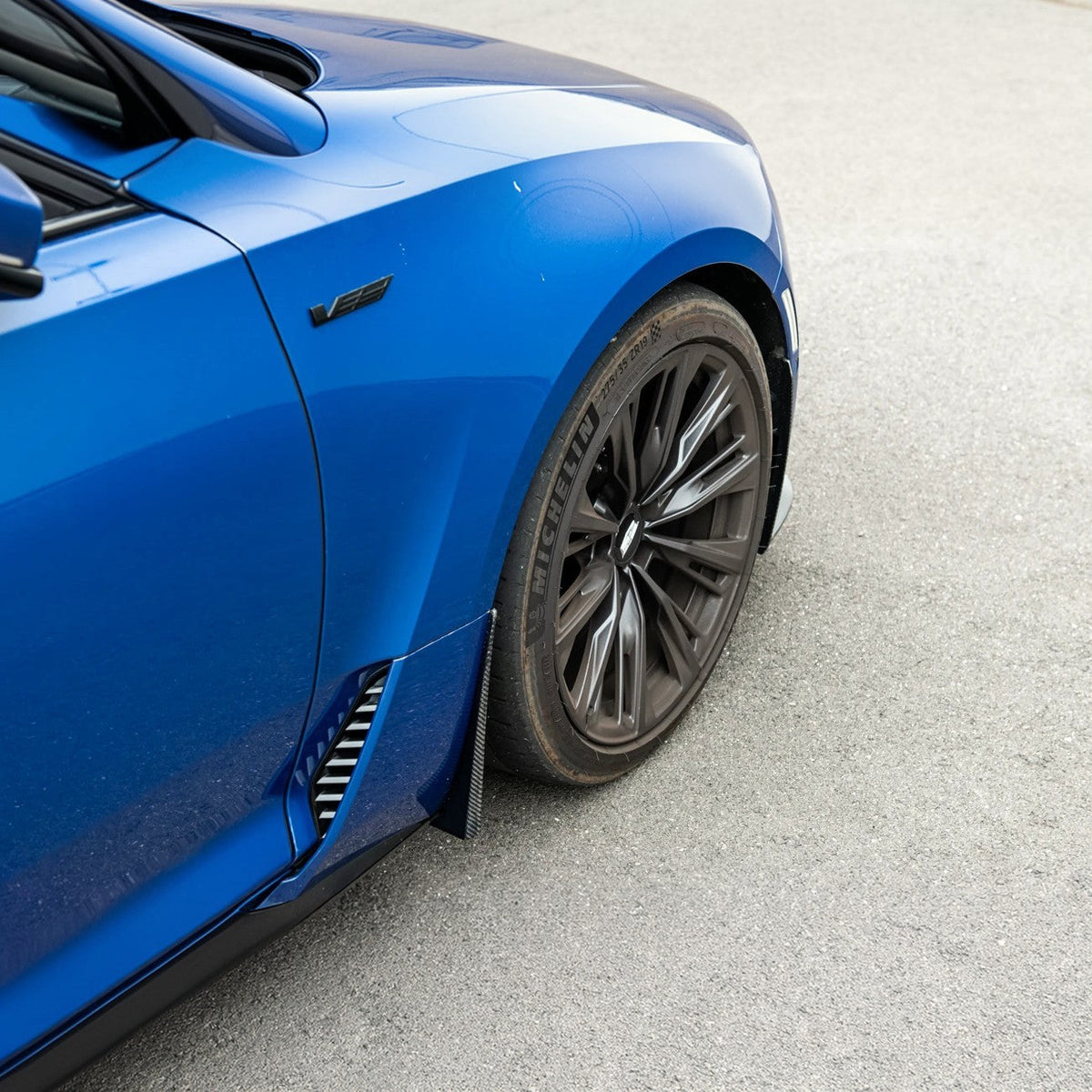 2020-Present Cadillac CT5 & CT5-V Blackwing | Carbon Fiber Mud Flaps Splash Guards