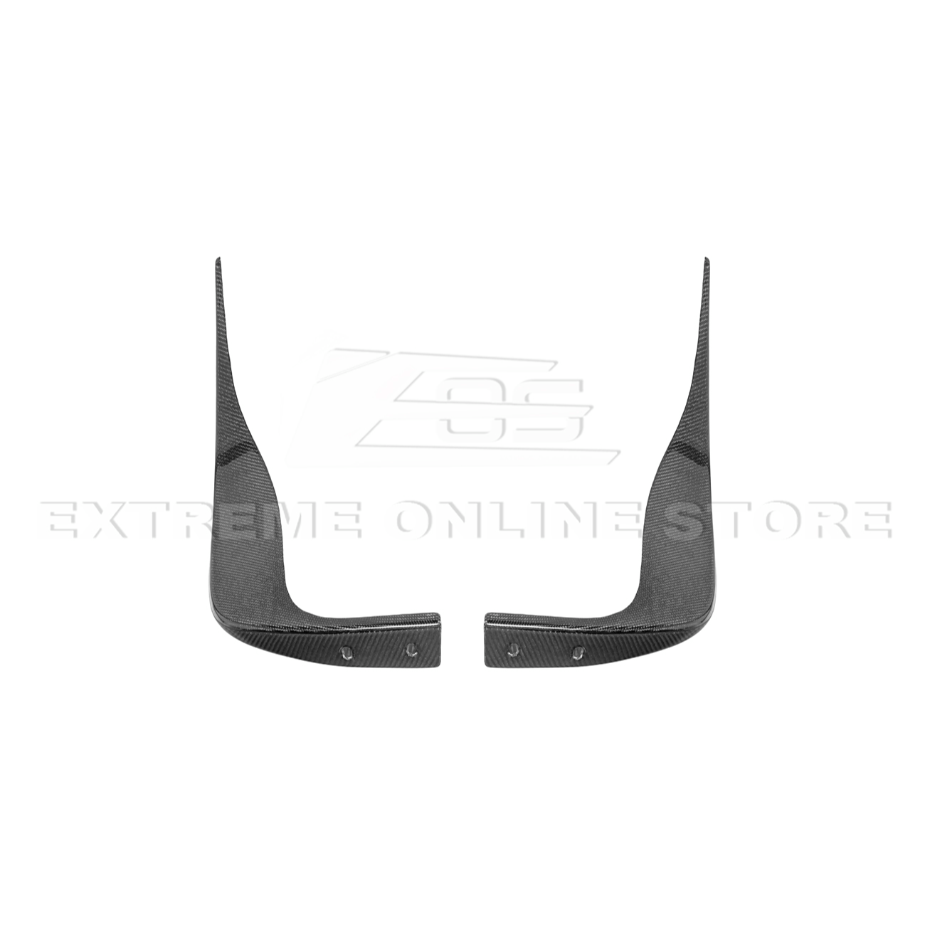 2005-13 Corvette C6 Z06 ZR1 DRY CARBON FIBER Splash Guard Mud Flaps