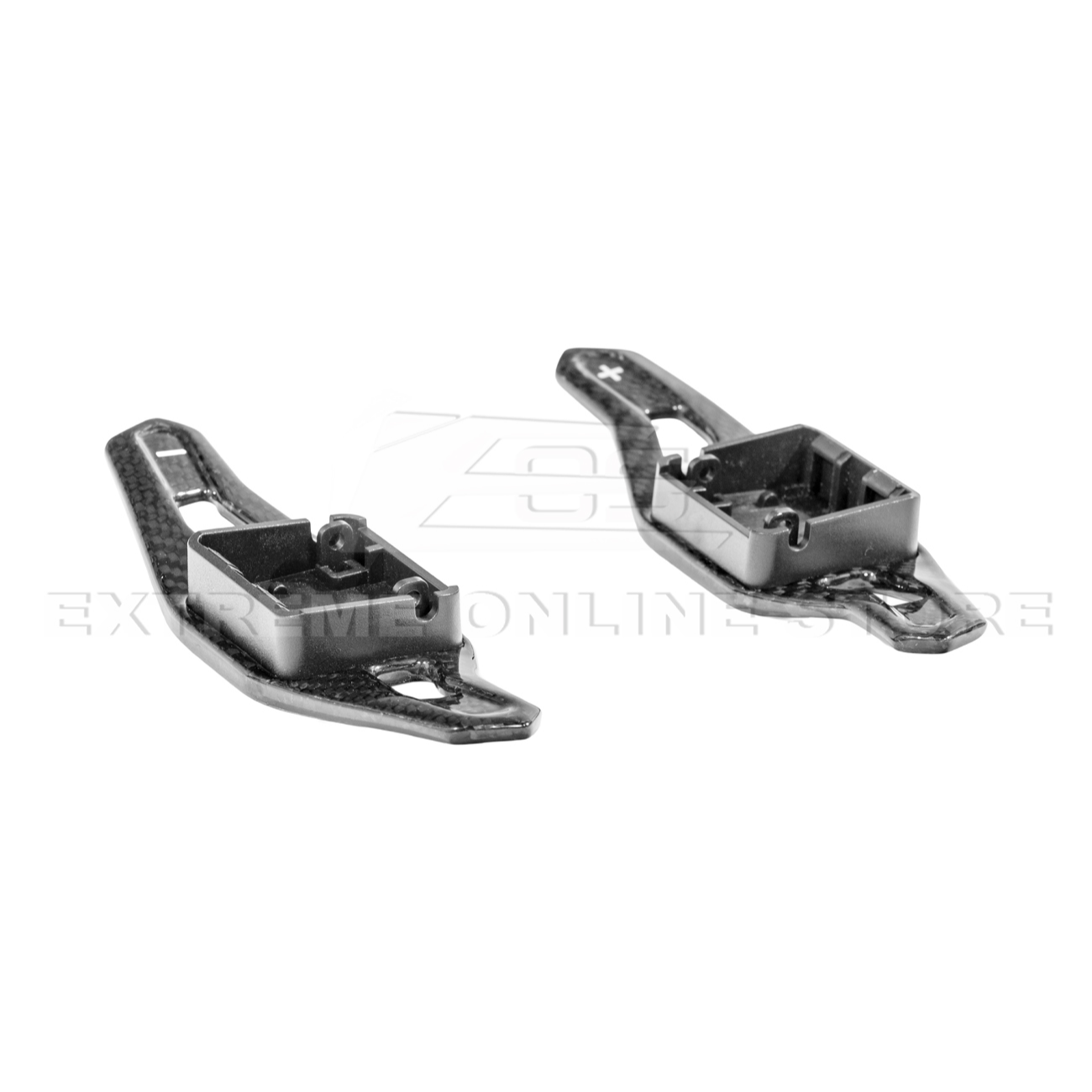 Corvette C8 Lamborghini Style CARBON FIBER Steering Wheel Paddle Shifter
