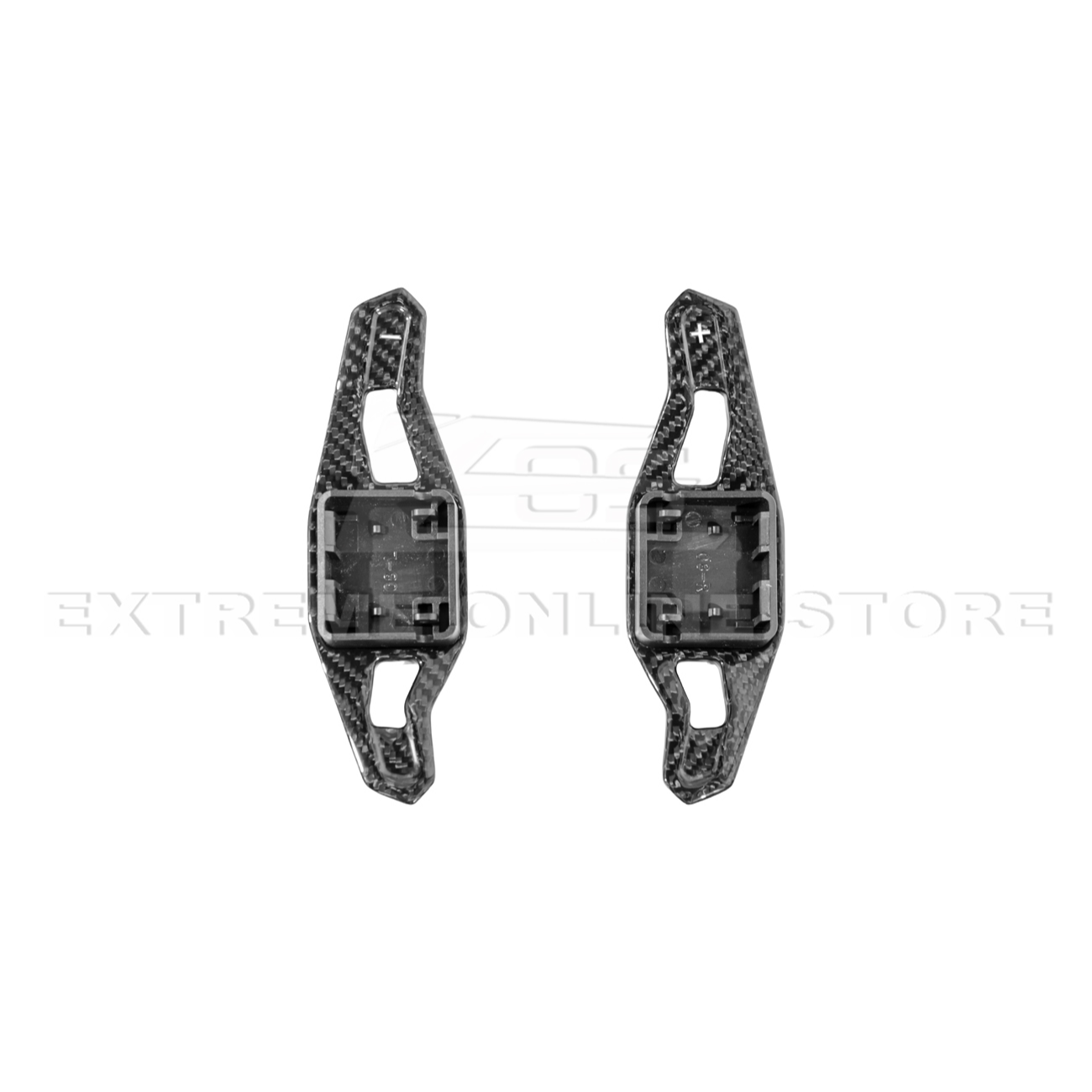 Corvette C8 Lamborghini Style CARBON FIBER Steering Wheel Paddle Shifter