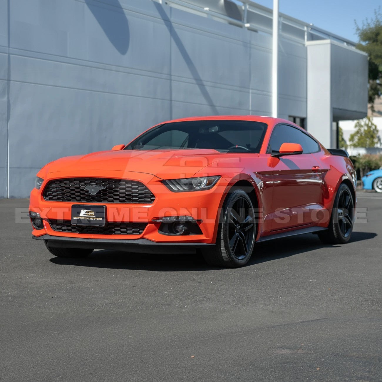 2015-17 Ford Mustang DRY CARBON FIBER Front Bumper Fog Light Eyebrow Trim Pair