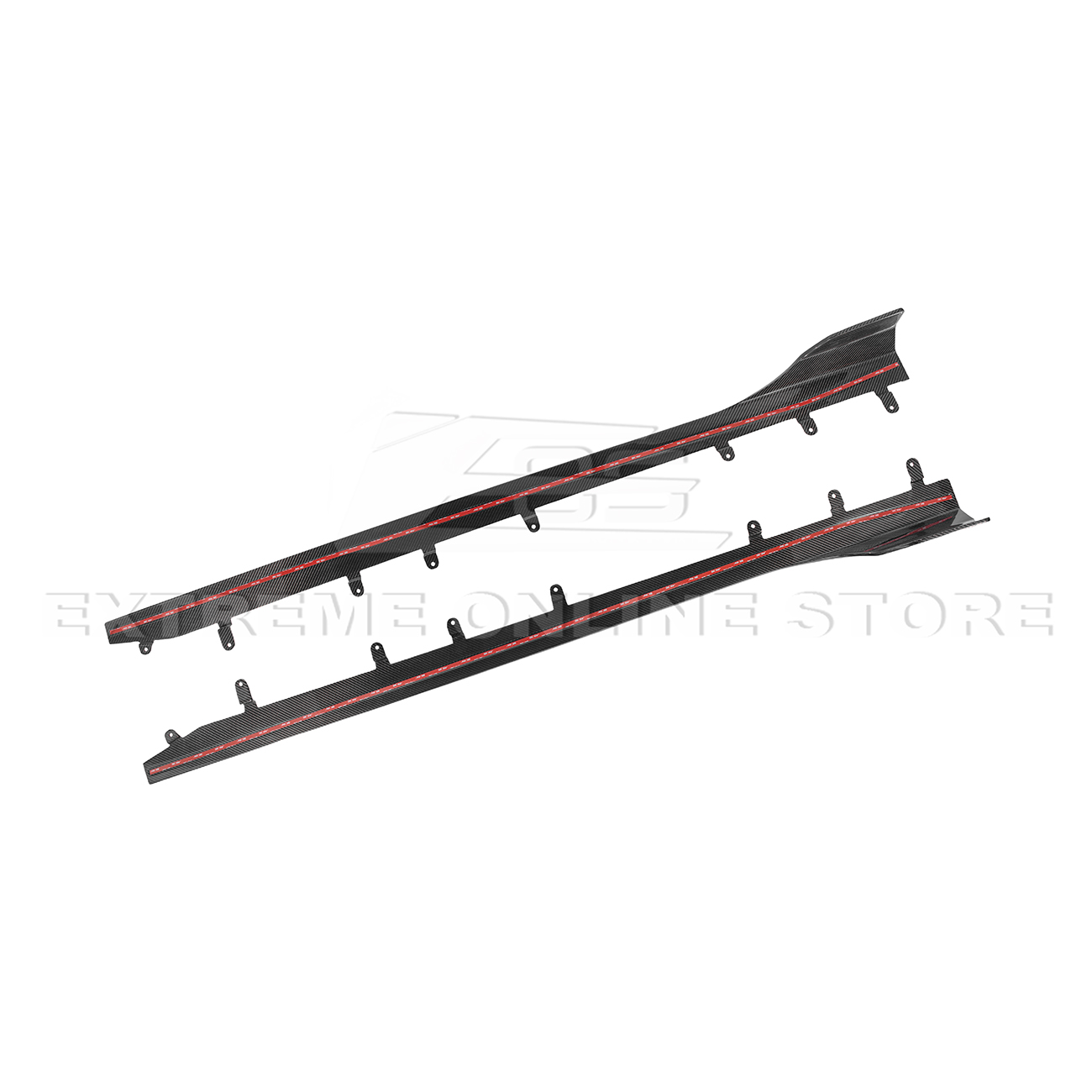 2023-Up BMW G87 M2 | TR Style Dry CARBON FIBER Side Skirts Rocker Panel Extension