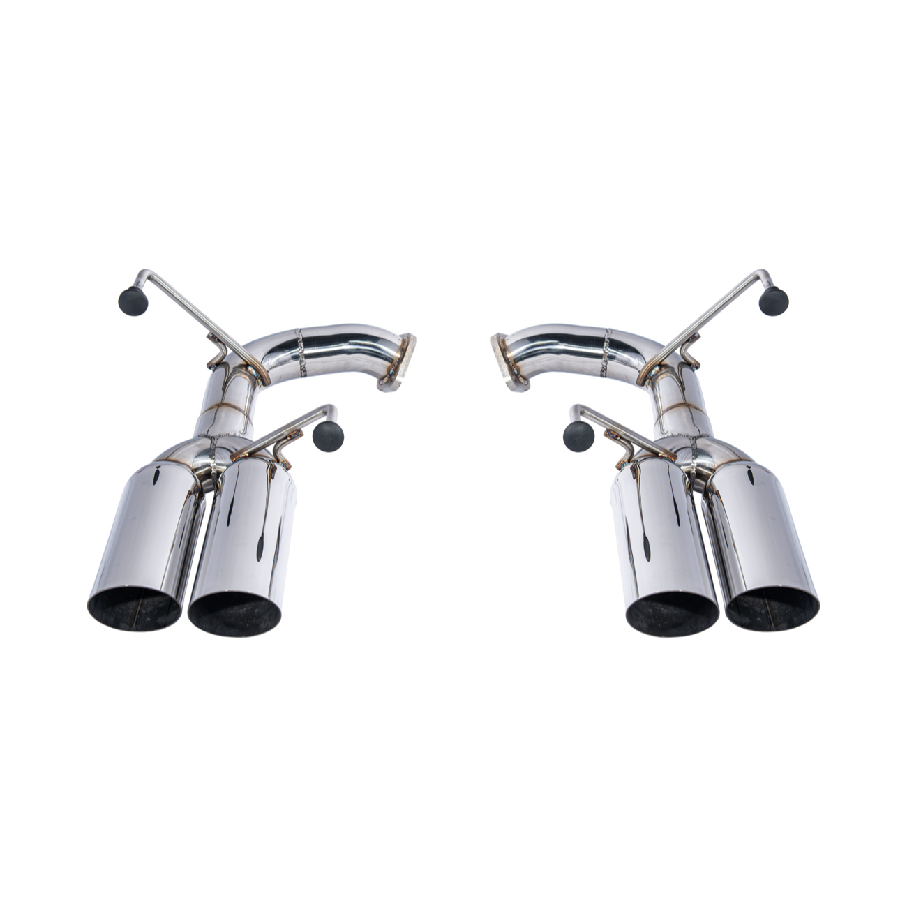 2015-21 Subaru WRX | Boso Style Muffler Delete Quad Tips Axle Back Exhaust