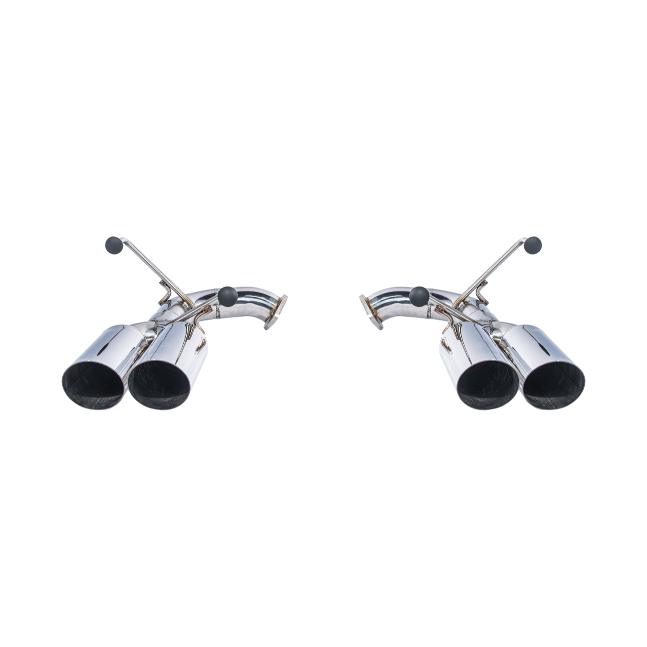 2015-21 Subaru WRX | Boso Style Muffler Delete Quad Tips Axle Back Exhaust