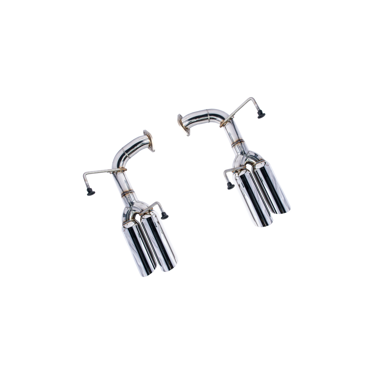 2015-21 Subaru WRX | Boso Style Muffler Delete Quad Tips Axle Back Exhaust