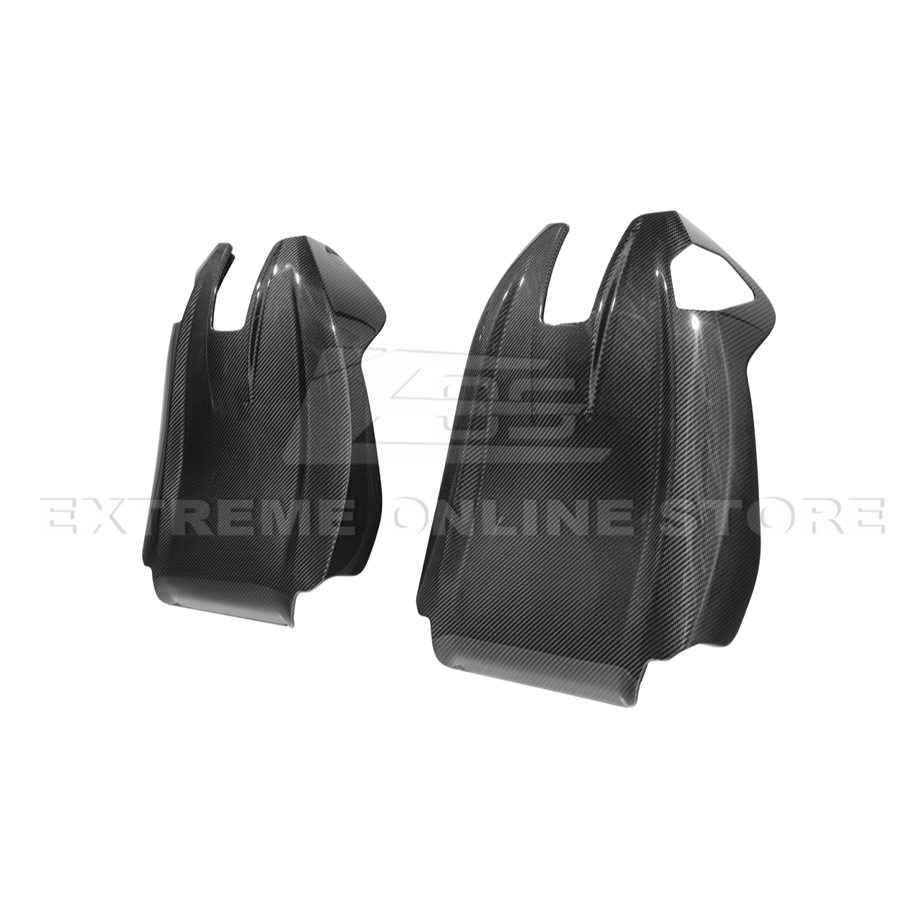 BMW G87 G82 M2 M4 Dry CARBON FIBER Tape-On Full Seat Back Cover Pair