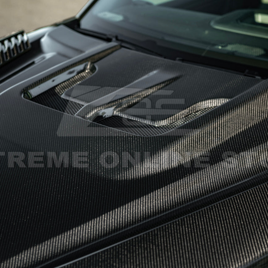 2022-Up Toyota Tundra | EOS CARBON FIBER Front Vented Hood Cover w/ Side Vent