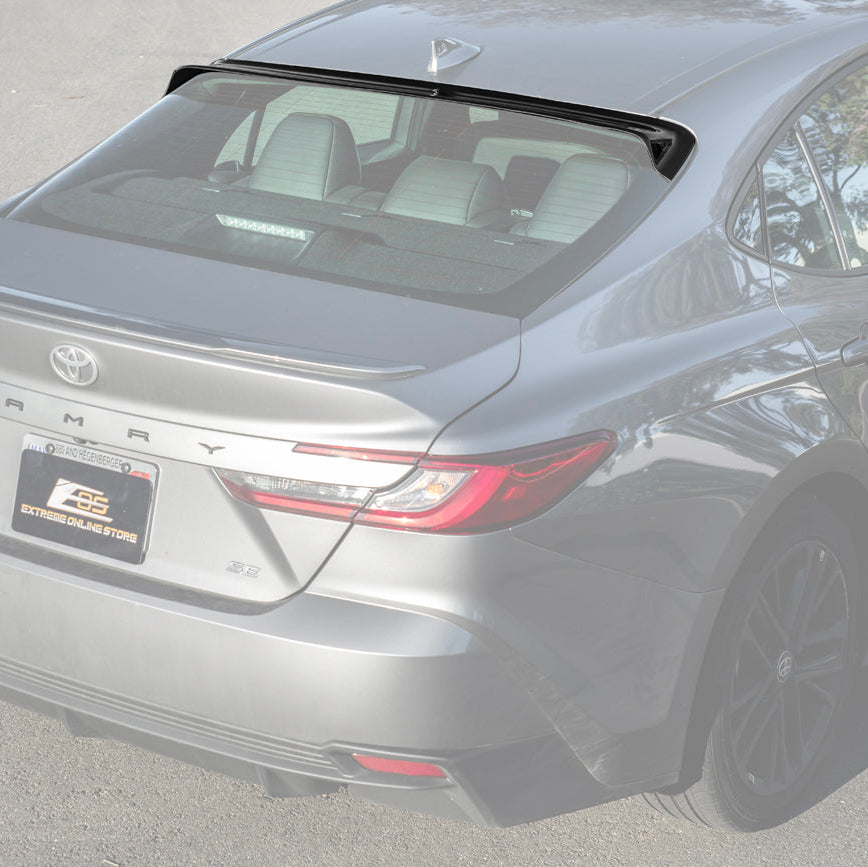 2025-Up Toyota Camry | EOS JDM Tape-On Tinted Black Rear Roof Window Visor
